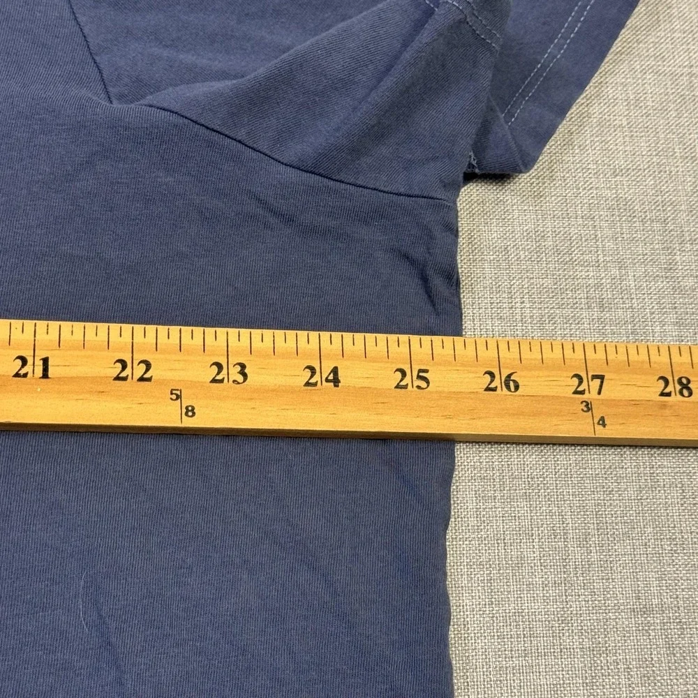 Life Is Good T-Shirt Womens 3XL Blue Crew Neck Basic Relaxed 100% Cotton